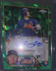 Brett Baty [Green] #USA-BB Baseball Cards 2023 Topps Chrome Update Sapphire Autographs Prices