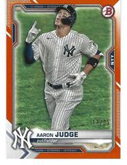 Aaron Judge [Orange] #74 Baseball Cards 2021 Bowman Prices