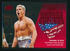 Cody Rhodes [Red] #RS-4 Wrestling Cards 2021 Upper Deck AEW Rhodes to Success Prices