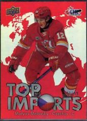 Matyas Melovsky [Red] #TI-8 Hockey Cards 2022 Upper Deck CHL Top Imports Prices