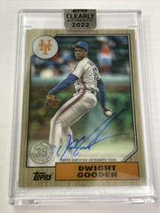 Dwight Gooden #87TBA-DG Baseball Cards 2022 Topps Clearly Authentic 1987 Autographs Prices