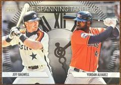 Yordan Alvarez, Jeff Bagwell [Black] Baseball Cards 2023 Topps Update Time Spanning Tandems Prices