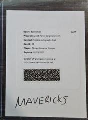 Olivier-Maxence Prosper [Red] #22 Basketball Cards 2023 Panini Origins Rookie Autograph Prices