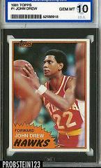 John Drew #1 Basketball Cards 1981 Topps Prices