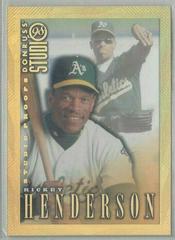 Rickey Henderson #187 Baseball Cards 1998 Studio Prices