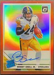 Benny Snell Jr. [Holo] #185 Football Cards 2019 Donruss Optic Rated Rookie Autographs Prices
