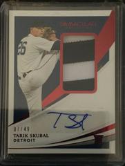Tarik Skubal [Patch Autograph Red] Baseball Cards 2021 Panini Immaculate Collection Prices