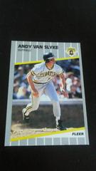 Andy Van Slyke #222 Baseball Cards 1989 Fleer Glossy Prices