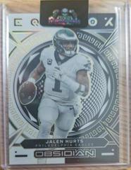 Jalen Hurts [Yellow Electric Etch] #20 Football Cards 2023 Panini Obsidian Equinox Prices