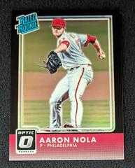 Aaron Nola [Black] #37 Baseball Cards 2016 Panini Donruss Optic Prices