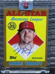 Mike Trout [Gold] #88ASA-MT Baseball Cards 2023 Topps 1988 All Star Autographs Prices