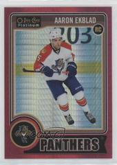 Aaron Ekblad [White Jersey Red Prism] #158 Hockey Cards 2014 O-Pee-Chee Platinum Prices