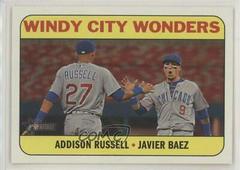 Javier Baez, Addison Russell Baseball Cards 2018 Topps Heritage Combo Cards Prices