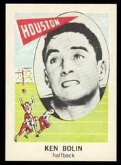 Ken Bolin Football Cards 1961 NU Card Prices