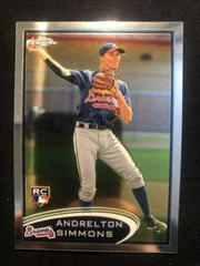 Andrelton Simmons #182 Baseball Cards 2012 Topps Chrome Prices