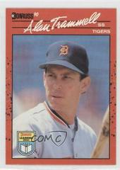 Alan Trammell #20 Baseball Cards 1990 Donruss Learning Series Prices