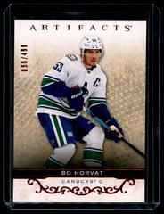 Bo Horvat [Ruby] #1 Hockey Cards 2021 Upper Deck Artifacts Prices