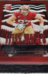 Nick Bosa [Red] #TW-8 Football Cards 2023 Panini Donruss Elite Title Waves Prices