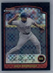 Alex Rodriguez [Xfractor] Baseball Cards 2003 Bowman Chrome Prices