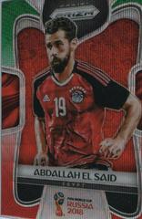 Abdallah El Said [Green & Orange Wave] Soccer Cards 2018 Panini Prizm World Cup Prices