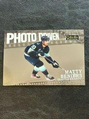 Matty Beniers #PD-14 Hockey Cards 2022 O-Pee-Chee Platinum Photo Driven Prices