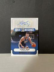 Georges Niang Basketball Cards 2022 Panini Hoops Great SIGnificance Autographs Prices