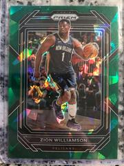 Zion Williamson [Green Ice] Basketball Cards 2022 Panini Prizm Prices