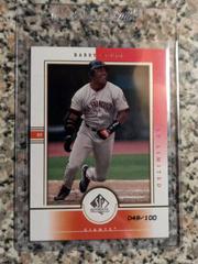 Barry Bonds [SP Limited] #65 Baseball Cards 2000 SP Authentic Prices