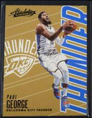 Paul George [10th Anniversary] #26 Basketball Cards 2018 Panini Absolute Memorabilia Prices
