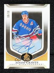 Adam Graves [Black Autograph] #106 Hockey Cards 2020 SP Signature Edition Legends Prices