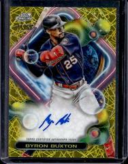 Byron Buxton [Gold Interstellar] Baseball Cards 2023 Topps Cosmic Chrome Autographs Prices