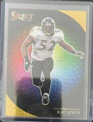 Ray Lewis [Gold] Football Cards 2021 Panini Select Color Wheel Prices