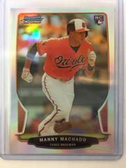 Manny Machado [Refractor] #4 Baseball Cards 2013 Bowman Chrome Draft Picks & Prospects Rookies Prices
