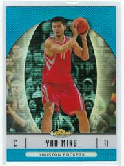 Yao Ming [Blue Refractor] Basketball Cards 2006 Finest Prices
