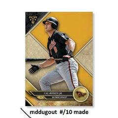 Cal Ripken Jr. [Gold] #62 Baseball Cards 2017 Topps Triple Threads Prices