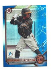 Ryan Reckley [Blue] #BD-108 Baseball Cards 2022 Bowman Draft 1st Edition Prices