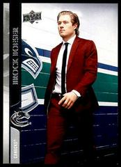 Brock Boeser [Wearing Suit] #173 Hockey Cards 2020 Upper Deck Prices