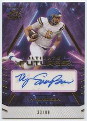 Ty Simpson [Gold] #UF-TS1 Football Cards 2022 Leaf Ultimate Draft Futures Autographs Prices