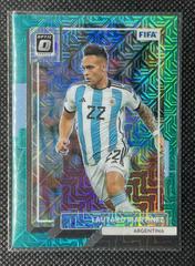 Lautaro Martinez [Optic Teal Mojo] Soccer Cards 2022 Panini Donruss Prices
