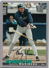 Randy Johnson [Silver Signature] #123 Baseball Cards 1995 Collector's Choice Se Prices