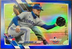 Cavan Biggio [Blue Foil] Baseball Cards 2021 Topps Opening Day Prices