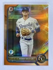 Bobby Witt Jr. [Orange Foil] #BPPF-146 Baseball Cards 2022 Bowman 1st Edition Prices