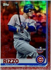 Anthony Rizzo [Batting Red Foil] #86 Baseball Cards 2019 Topps Opening Day Prices