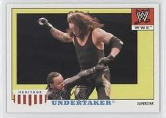 Undertaker Wrestling Cards 2008 Topps Heritage IV WWE Prices