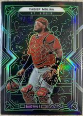 Yadier Molina [Green] Baseball Cards 2022 Panini Chronicles Obsidian Prices