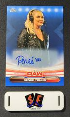 Renee Young [Autograph Blue] Wrestling Cards 2019 Topps WWE RAW Prices