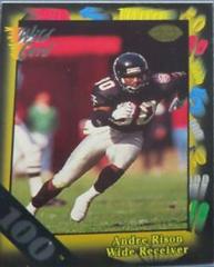 Andre Rison [100 Stripe] #71 Football Cards 1991 Wild Card Prices