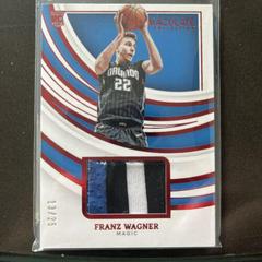 Franz Wagner [Patch Autograph Red] Basketball Cards 2021 Panini Immaculate Collection Prices