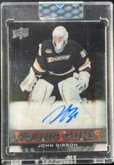 John Gibson Hockey Cards 2020 Upper Deck Clear Cut Rookie Tribute Autographs Prices