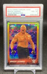 Brock Lesnar [Gold] Wrestling Cards 2015 Topps Chrome WWE Prices